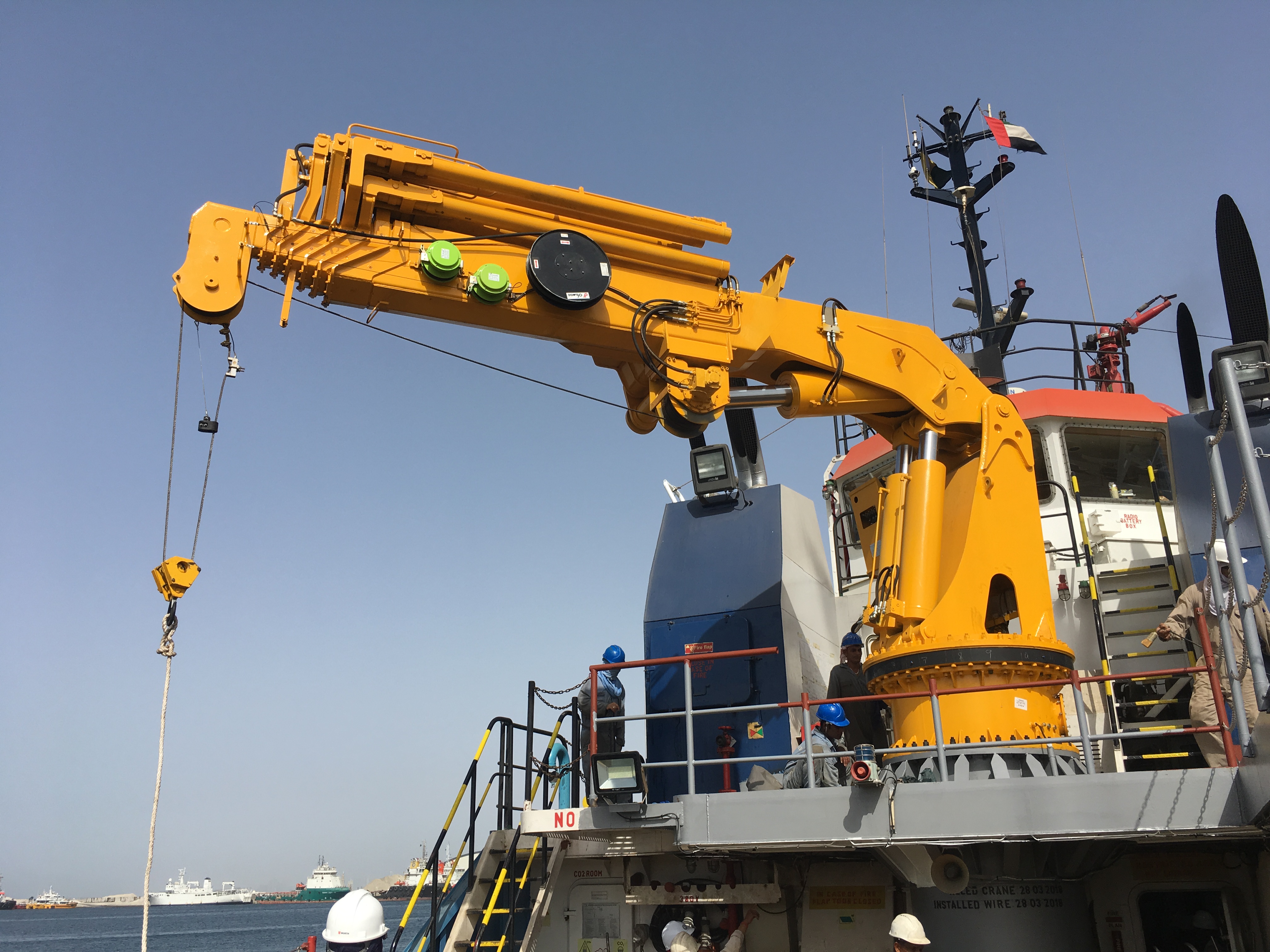 Marine Crane Installation