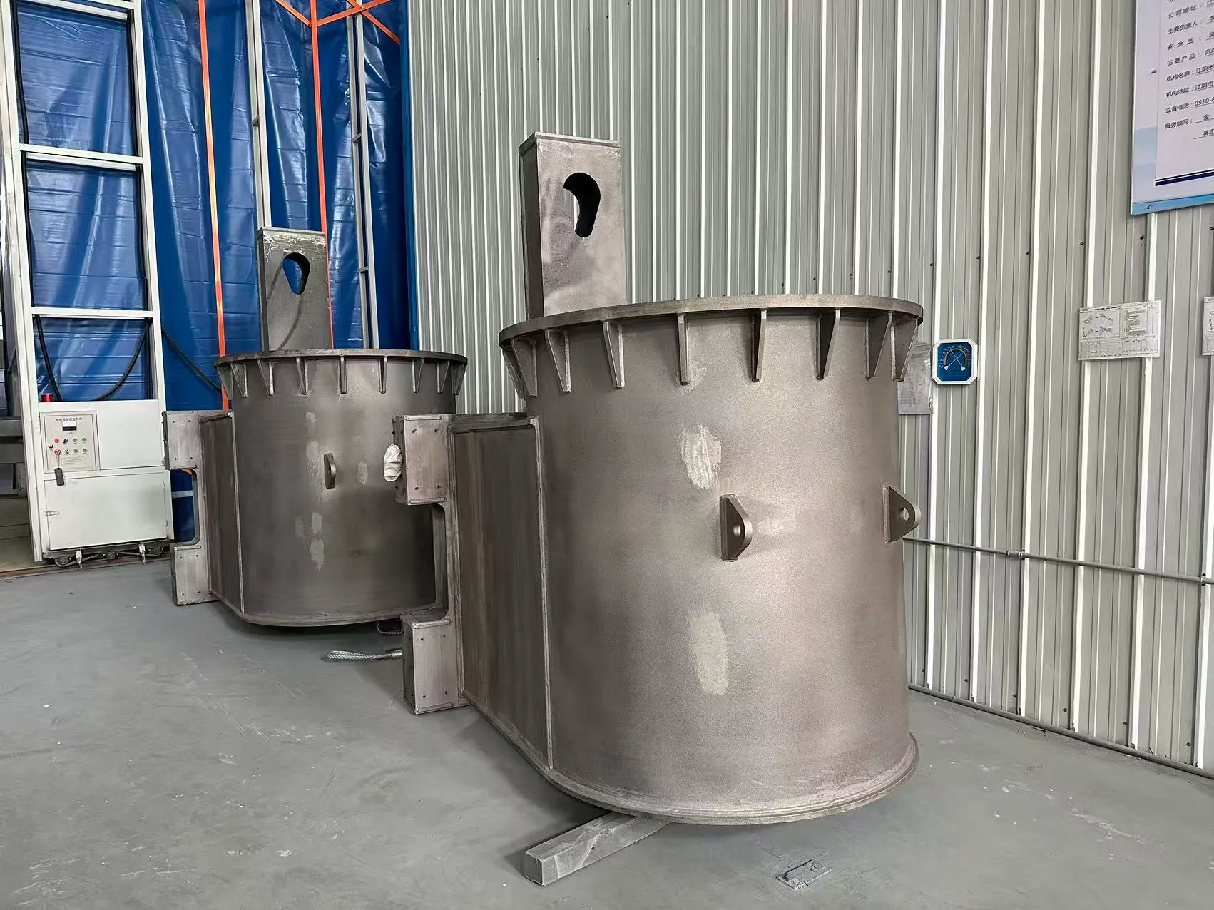 معالجة ورش الكشط بالمواد الكاشطة وهندسة عمليات هياكل الرافعات البحرية