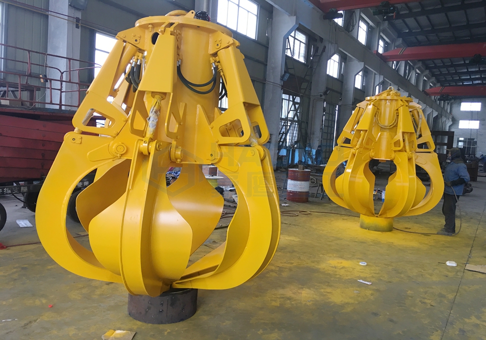 3cbm Orange Peel Hydraulic Grab