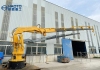 1.2T 14.4M Foldable Boom Marine Crane to Malaysia