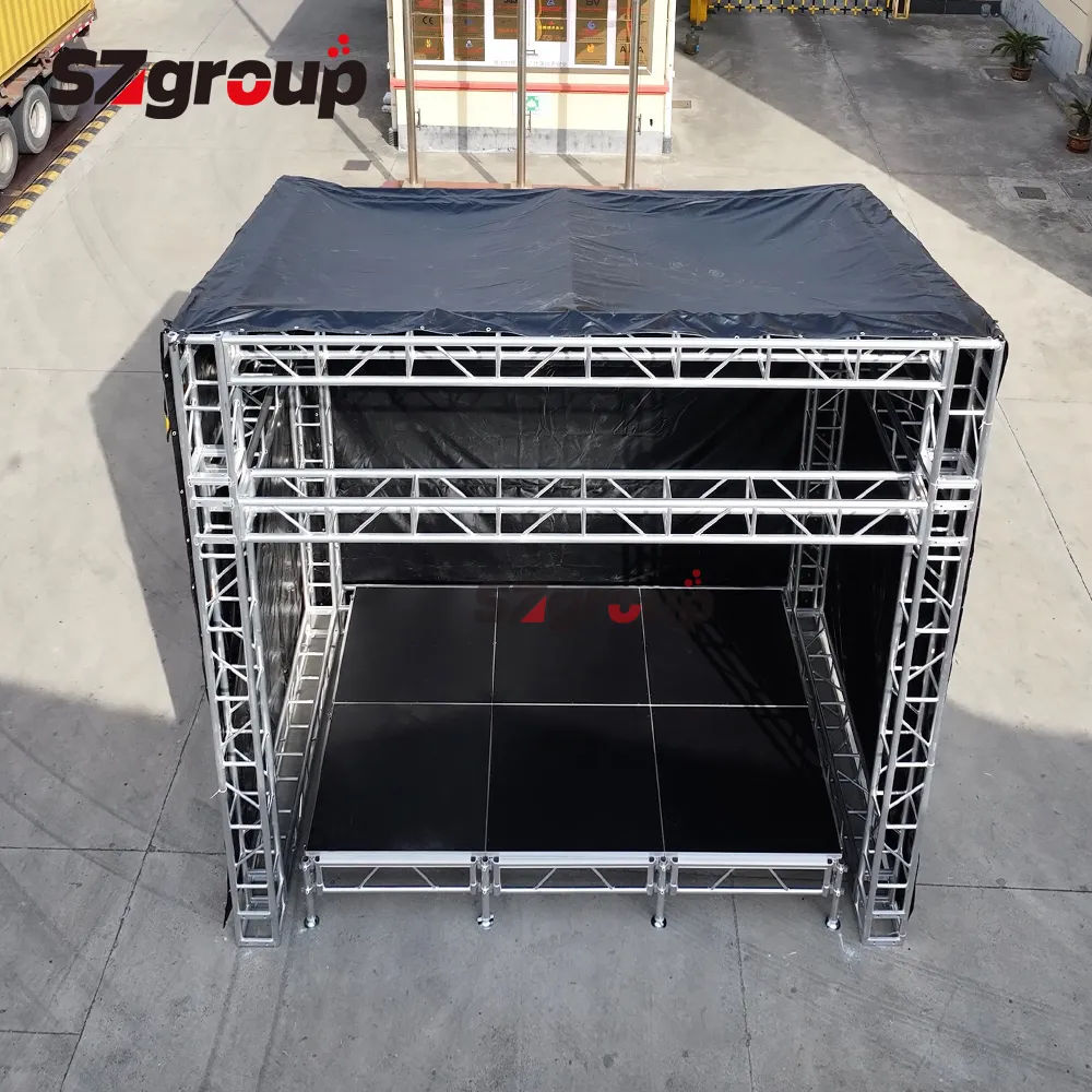 Event Production Aluminum Truss Stage Construction