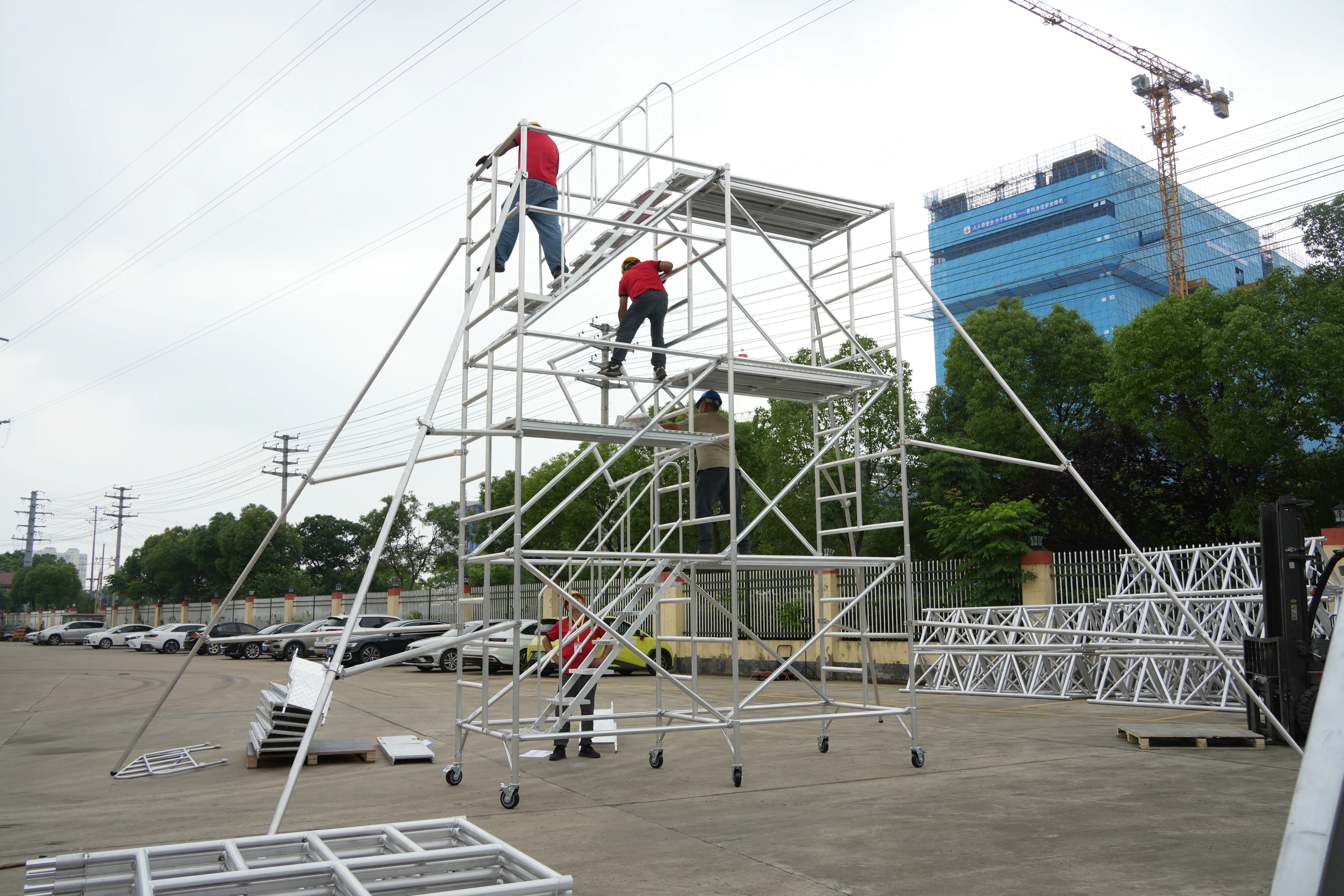 aluminum alloy scaffolding