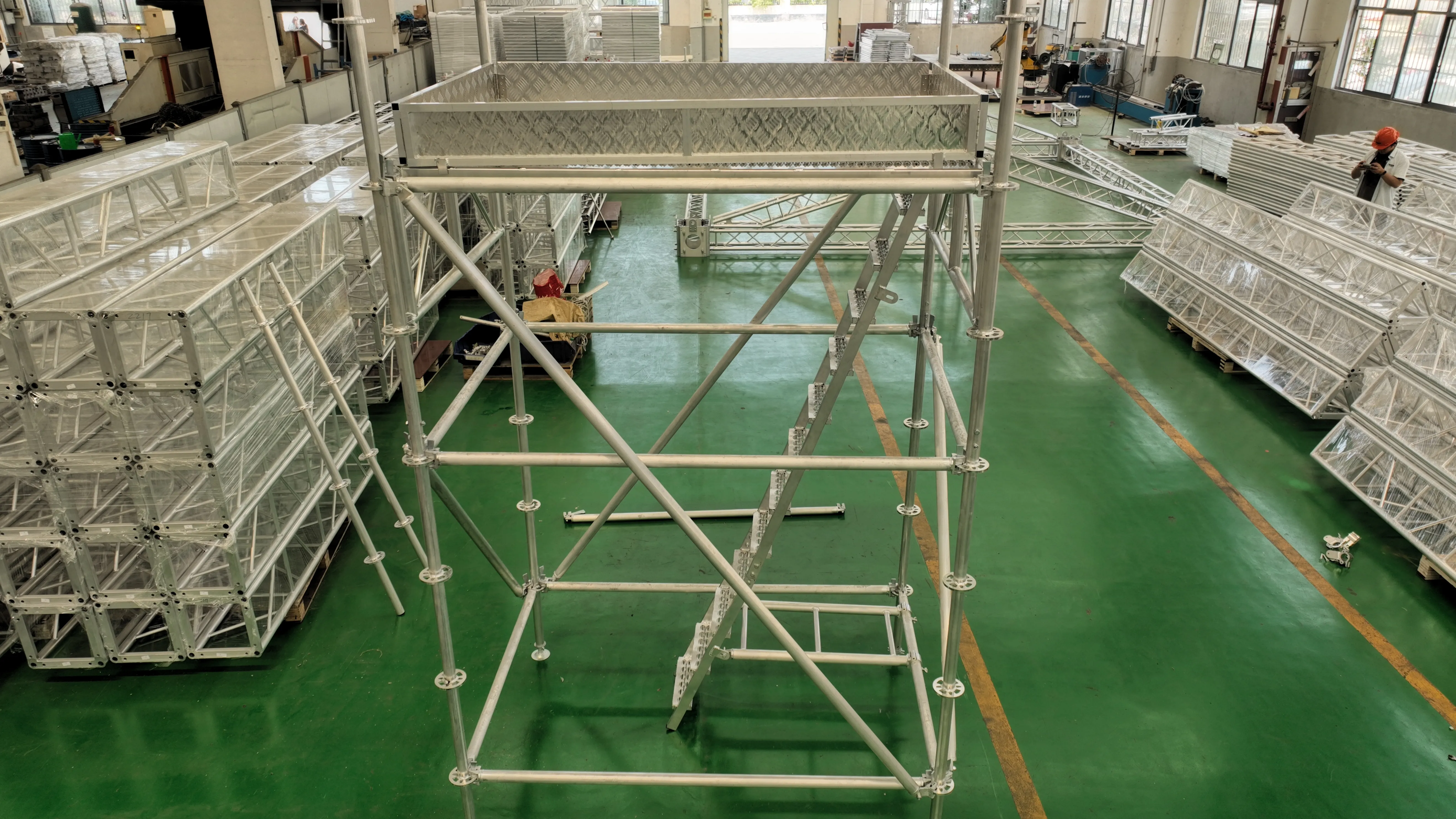 aluminum alloy ringlock scaffolding