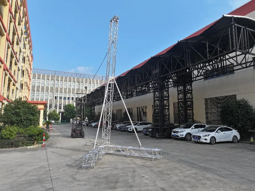 Aluminum Speaker Truss Heavy Duty Stage Audio Truss for Hanging Speakers