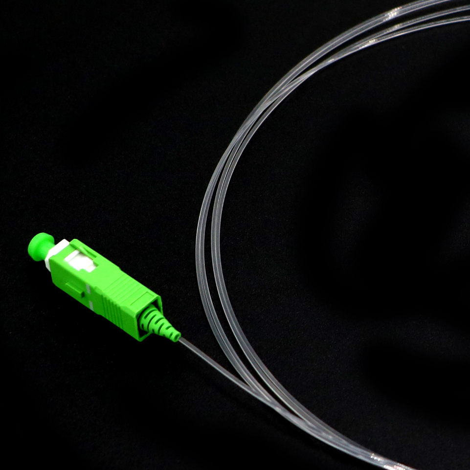 Invisible optical pigtail