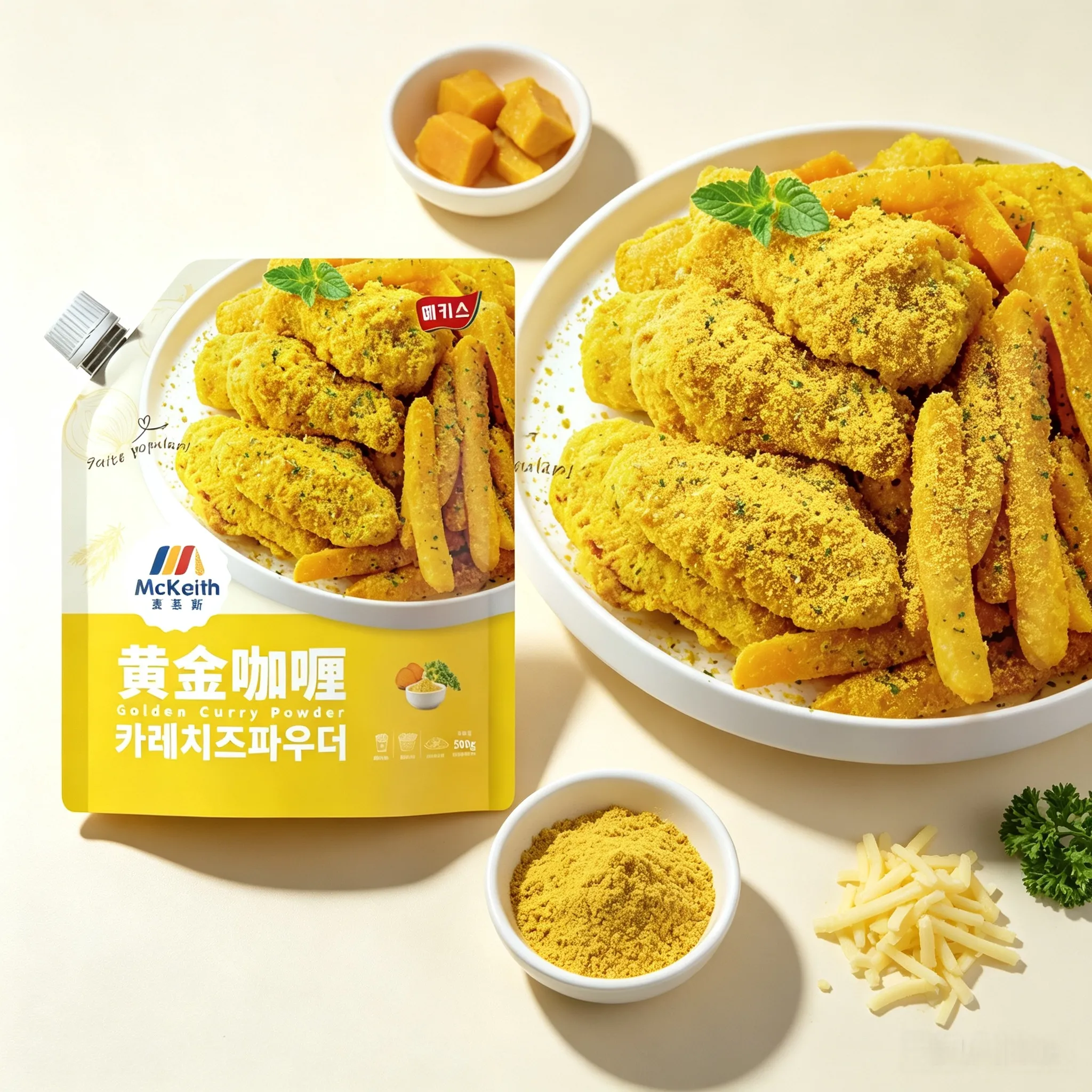 Curry cheese seasoning powder