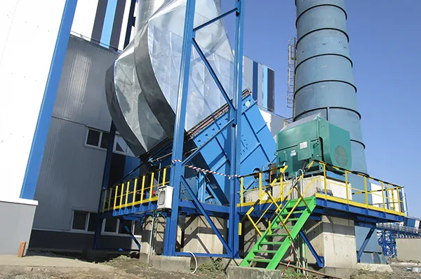 Custom-designed induced draft fan for high-temperature flue gas treatment systems