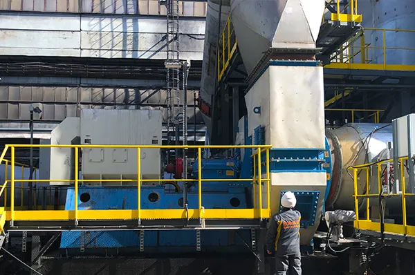 Electrolytic aluminum flue gas purification fan