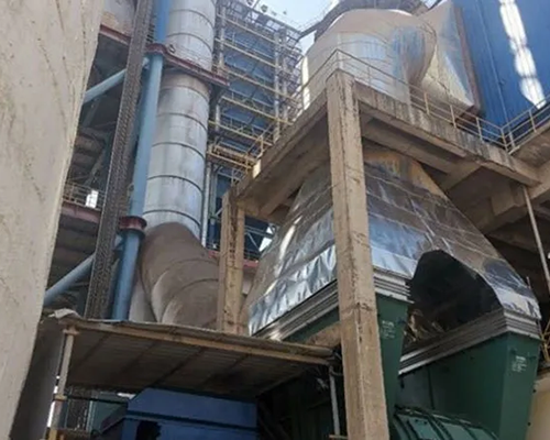 Kiln tail exhaust fan