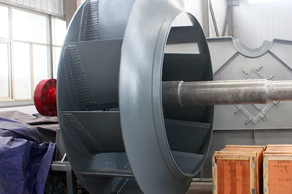 What to do about dust accumulation on the impeller of a dust collector fan?