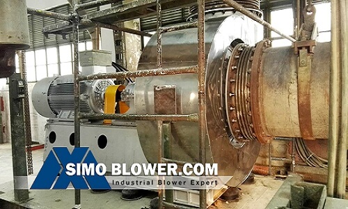 hot nitrogen draft blower fan