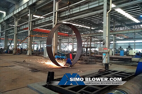 static blade adjustable axial fan