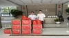 Summer Coolness Delivered, Caring for Frontline Workers: Donggang Town Federation of Trade Unions Visits Zhouxiang to Offer High-Temperature Relief