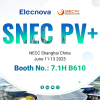 Head over to our Stand 7.1H B610 at SNEC PV+ in Shanghai.