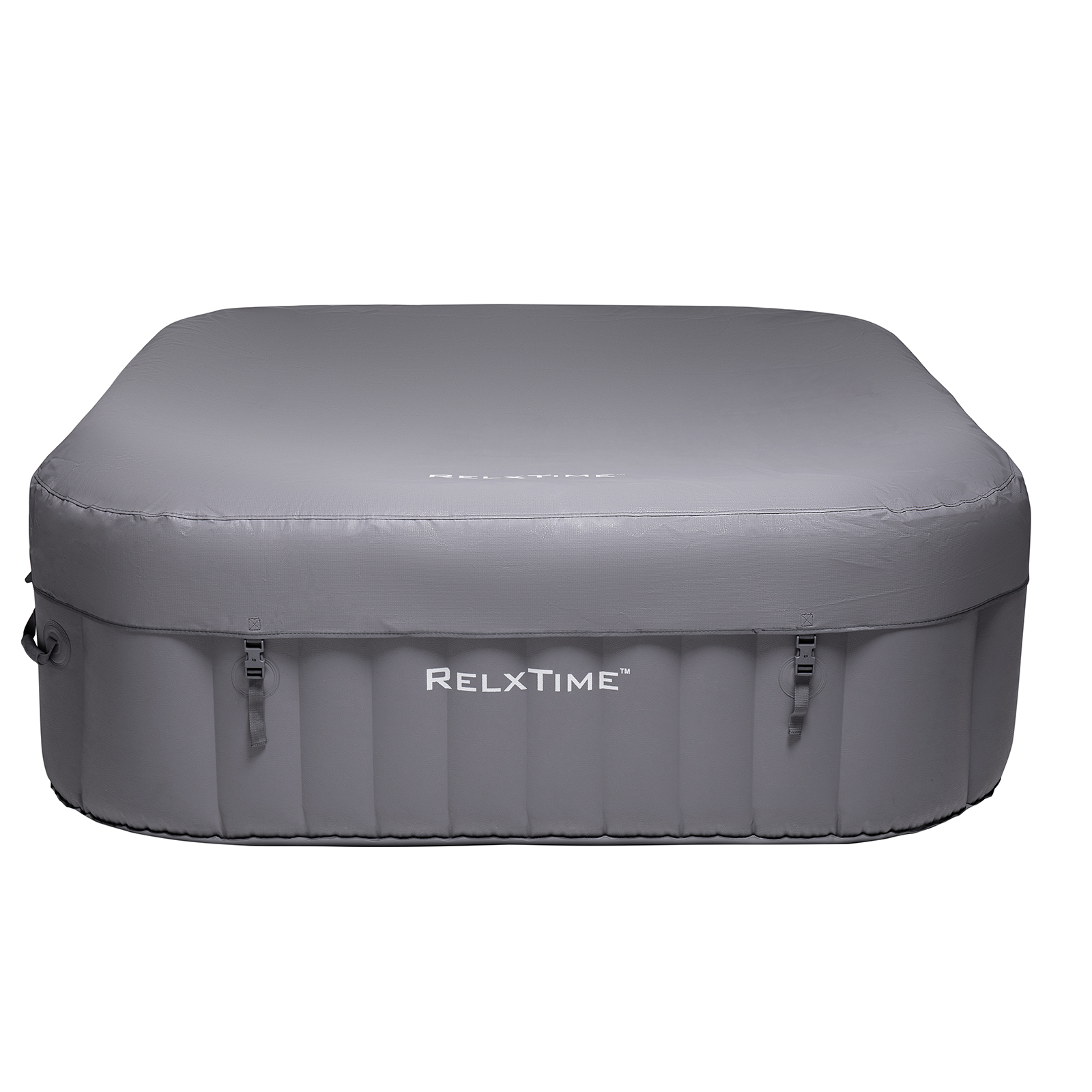 INFLATABLE HOT TUB SPA WITH PVC - SQUARE - 6 PERSONS -GRAY