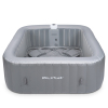 INFLATABLE HOT TUB SPA WITH PVC - SQUARE - 6 PERSONS -GRAY
