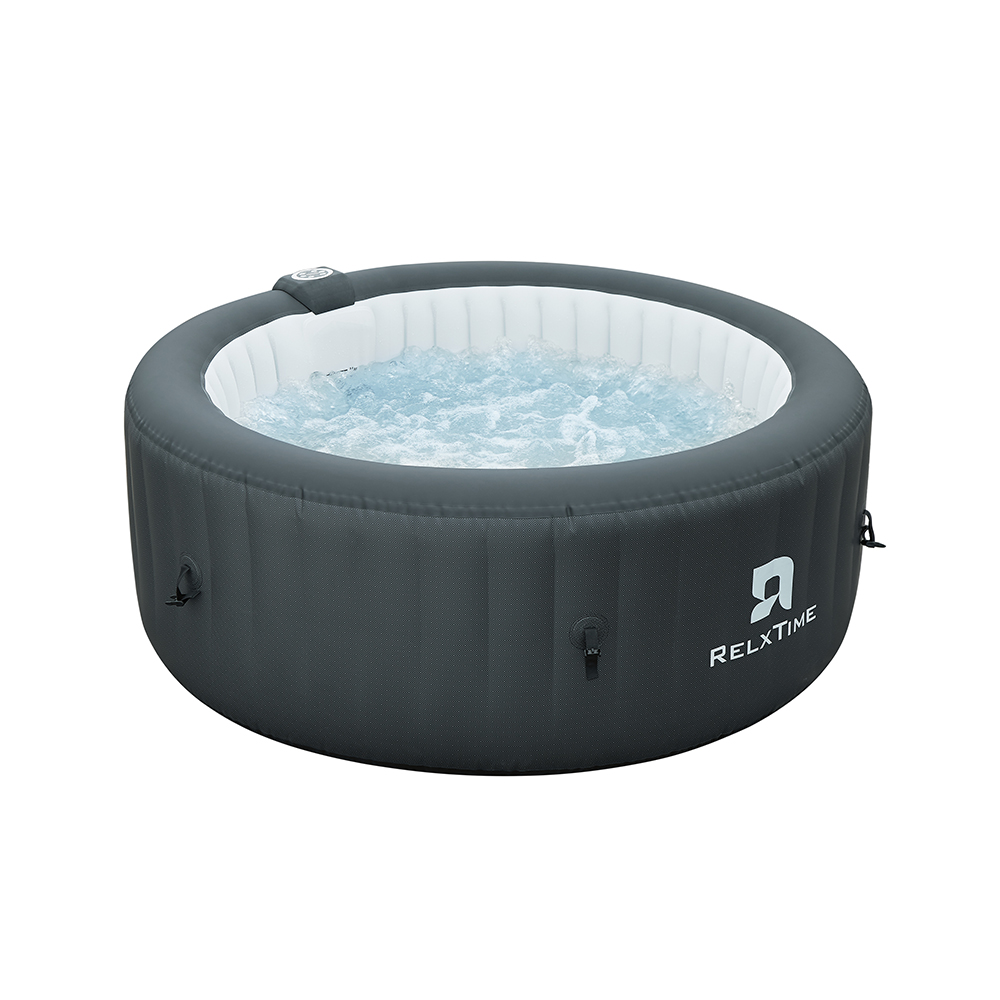 INFLATABLE SPA WITH PVC - ROUND - 4-6 PERSON - BLACK