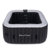 INFLATABLE HOT TUB SPA WITH PVC - SQUARE - 4 PERSONS -BLACK