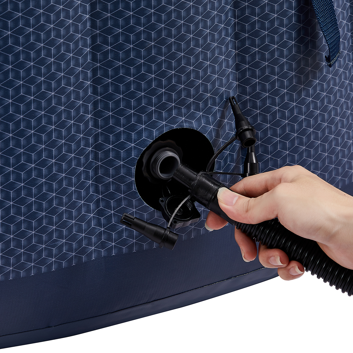 INFLATABLE SPA WITH PVC - ROUND - 6 PERSONS -BLUE