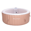 INFLATABLE HOT TUB SPA WITH PVC - ROUND - 4 PERSONS -BEIGE
