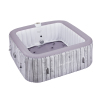 INFLATABLE SPA WITH PVC - SQUARE - 6 PERSONS -WHITE