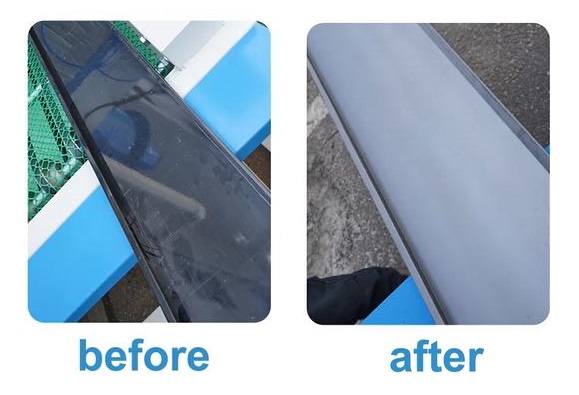 sandblasting steel plates