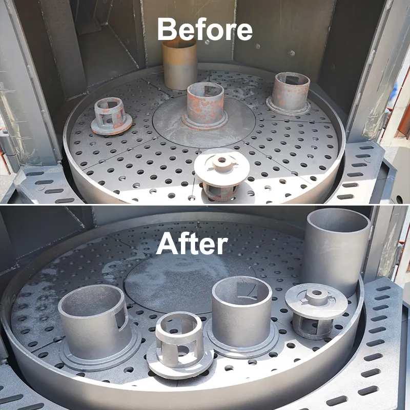 Rotary Table Blasting Cabinet