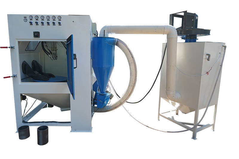 Tumbler & Turntable Automatic Sand Blasting Machine