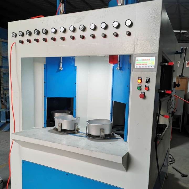 automatic multi-turntable sandblaster