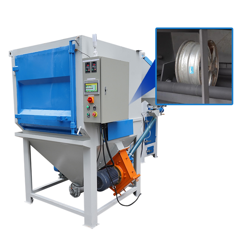 alloy wheel shot blasting machine