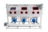 Multi-Station Pressure Blast Cabinet, Large Sandblasting Machine
