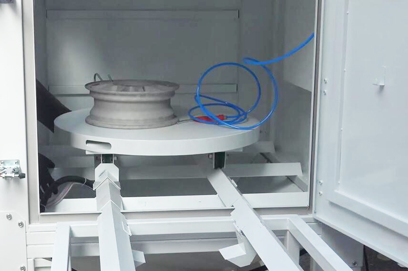 wheel blast cabinet