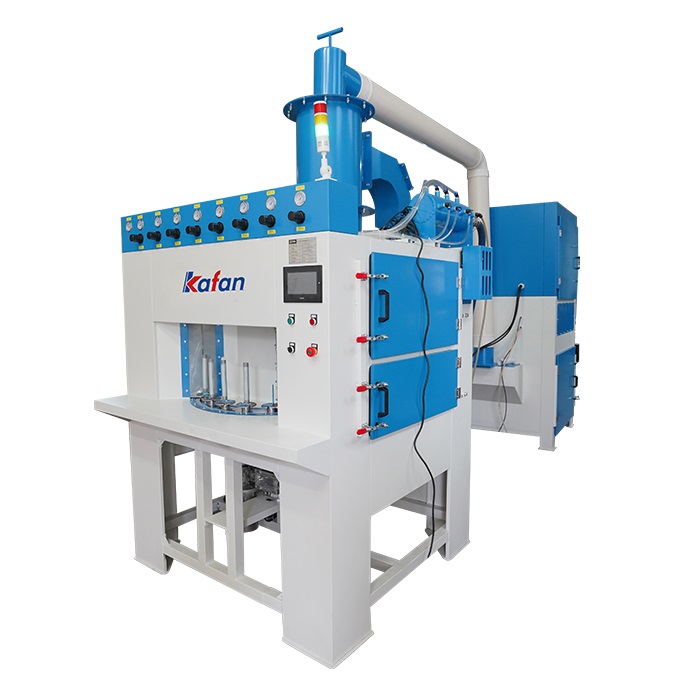 automatic continuous rotary sandblasting machine