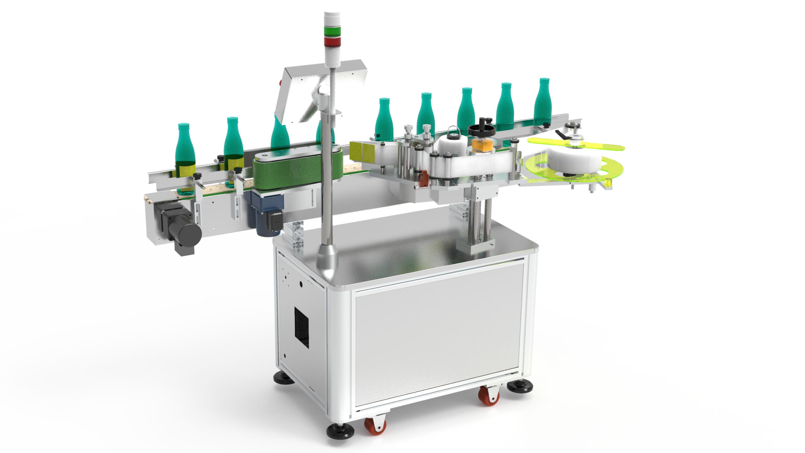 Round Beer Bottle cans Labeling Machine manufacturer SKILT