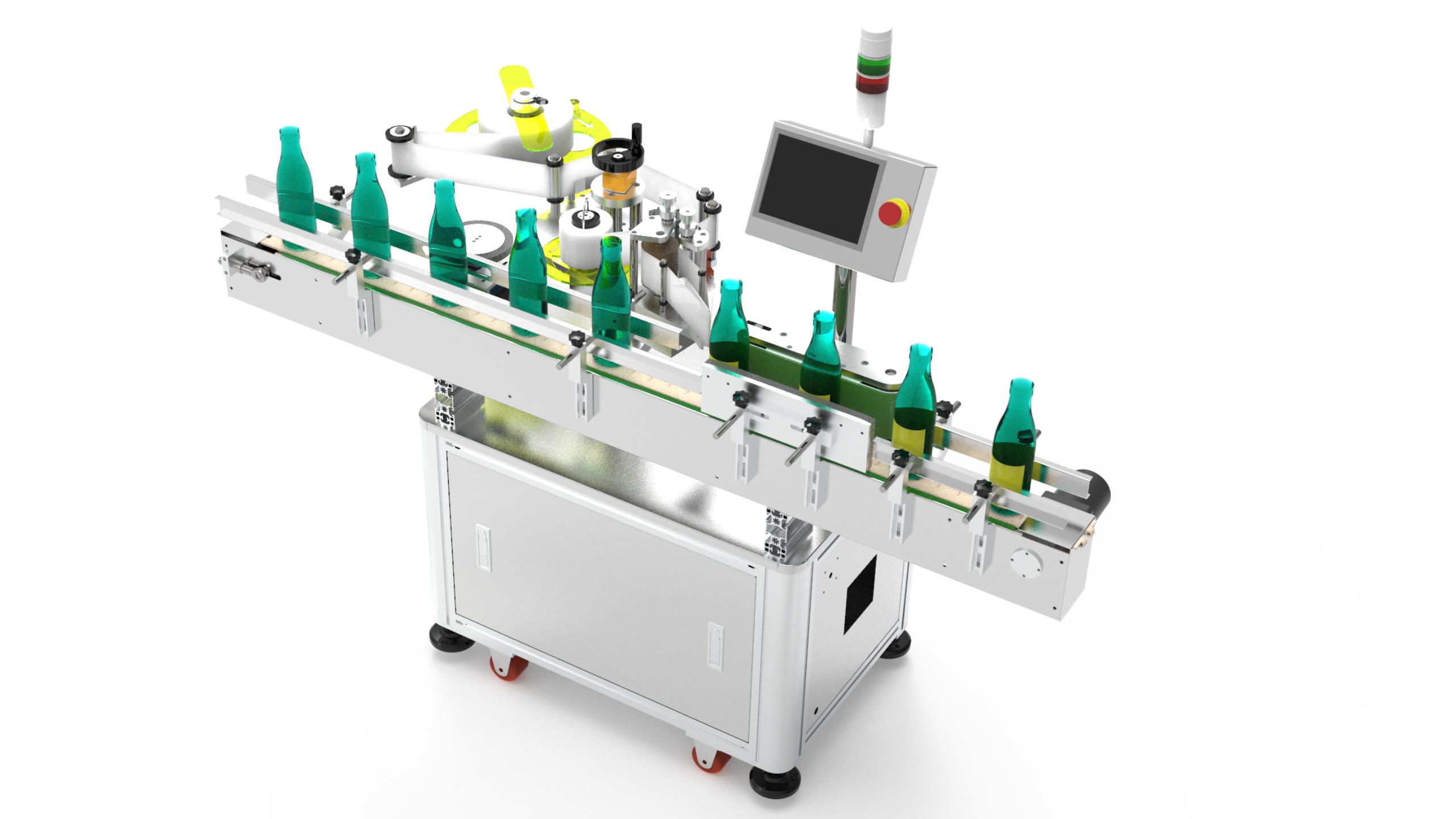 Round Beer Bottle cans Labeling Machine manufacturer SKILT