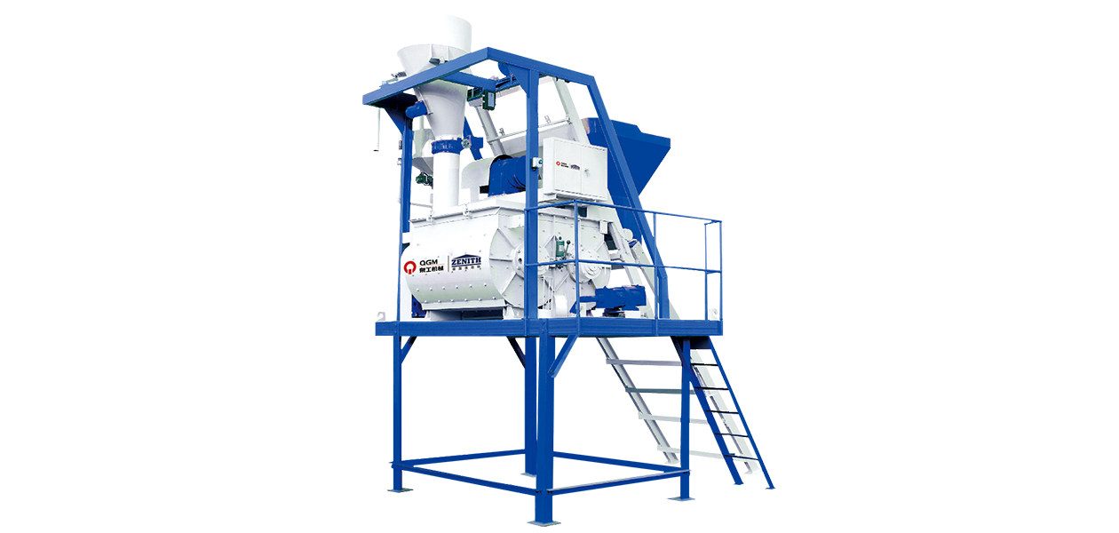 Twin-shaft Concrete Mixer