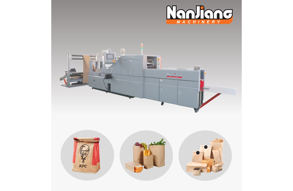 HD-260 Roll Fed S.O.S Square Bottom Paper Bag Making Machine