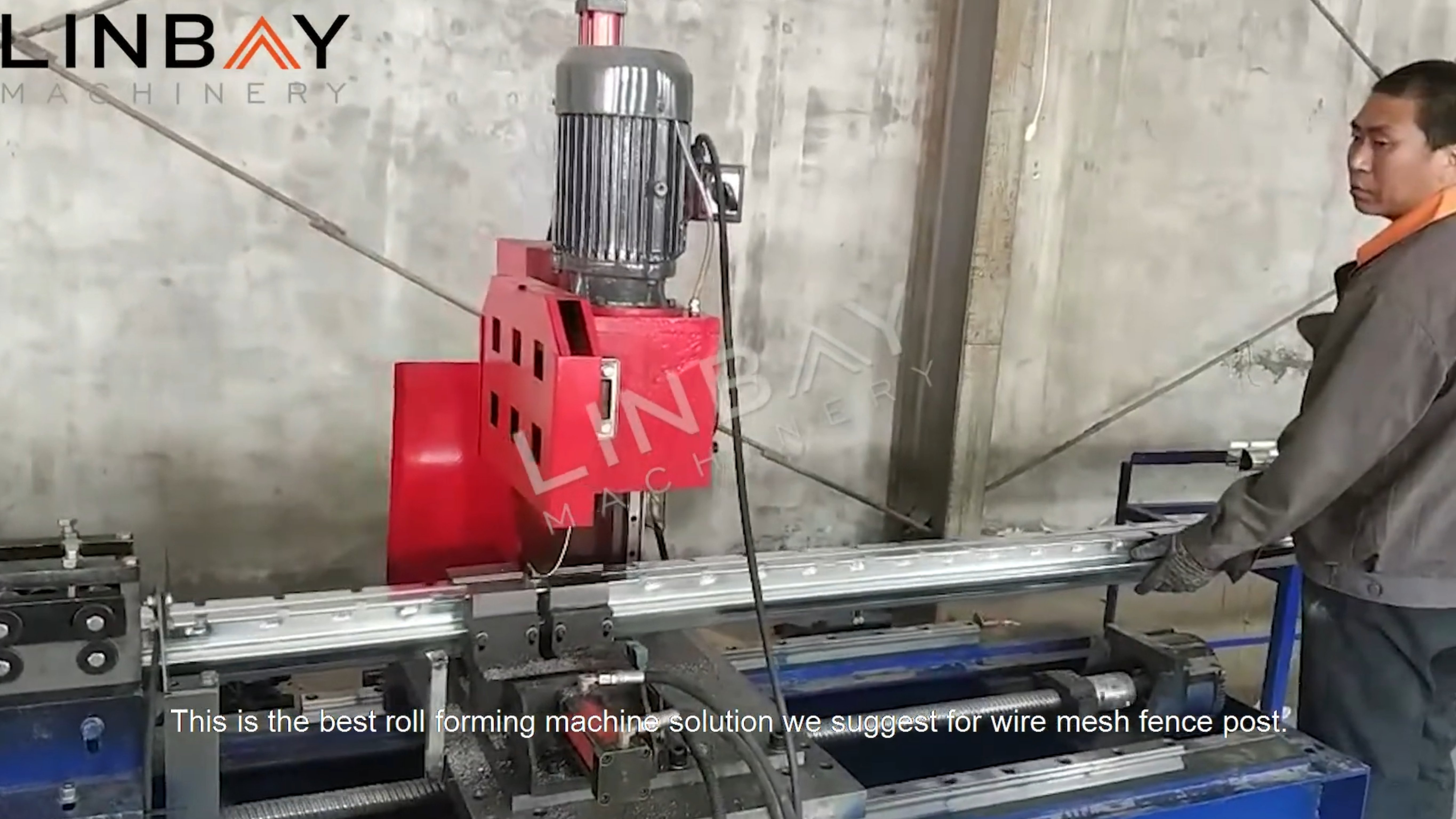 Experienced supplier of steel post roll forming machine,wire mesh fence ...