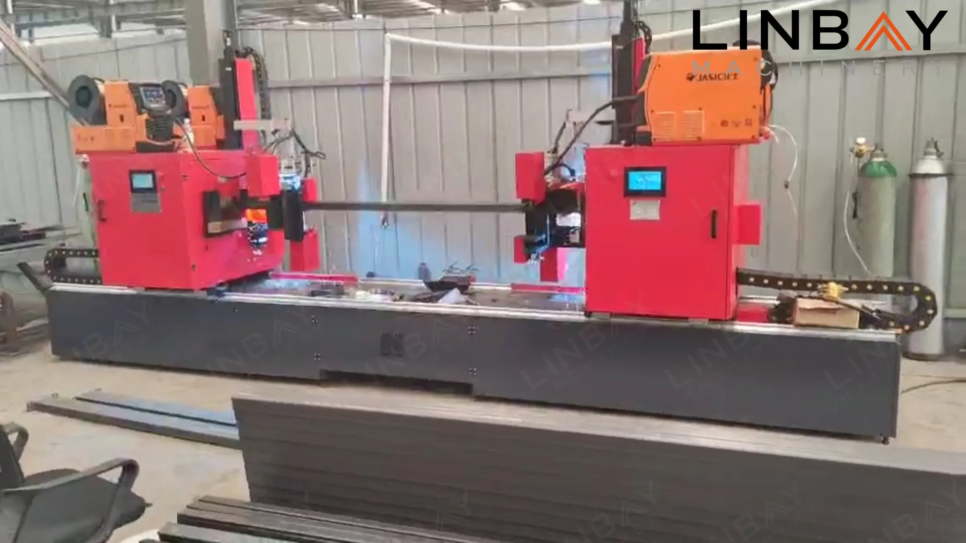 Automatic MIG Welding Machine for Step Beams