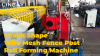 Peach Shape Wire Mesh Fence Post Roll Forming Machine