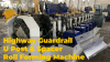 Highway Guardrail U Post & Spacer Roll Forming Machine