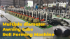 Multi-diameter steel awning round tube roll forming machines