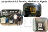 Upright Rack Roll Forming Machine Shipped to Algeria