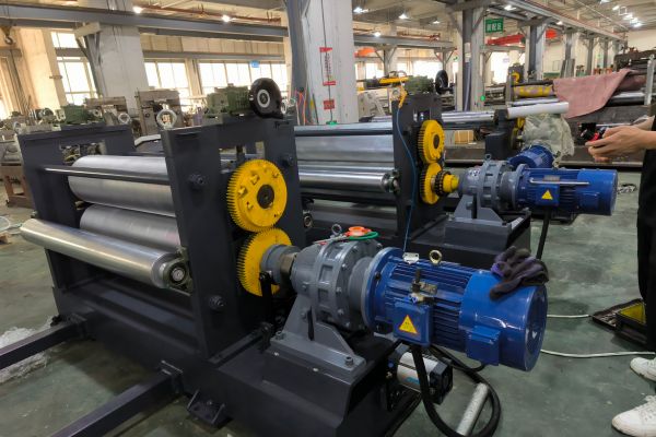 Metal Stainless Steel Double Embossing Machine Production Line With ...