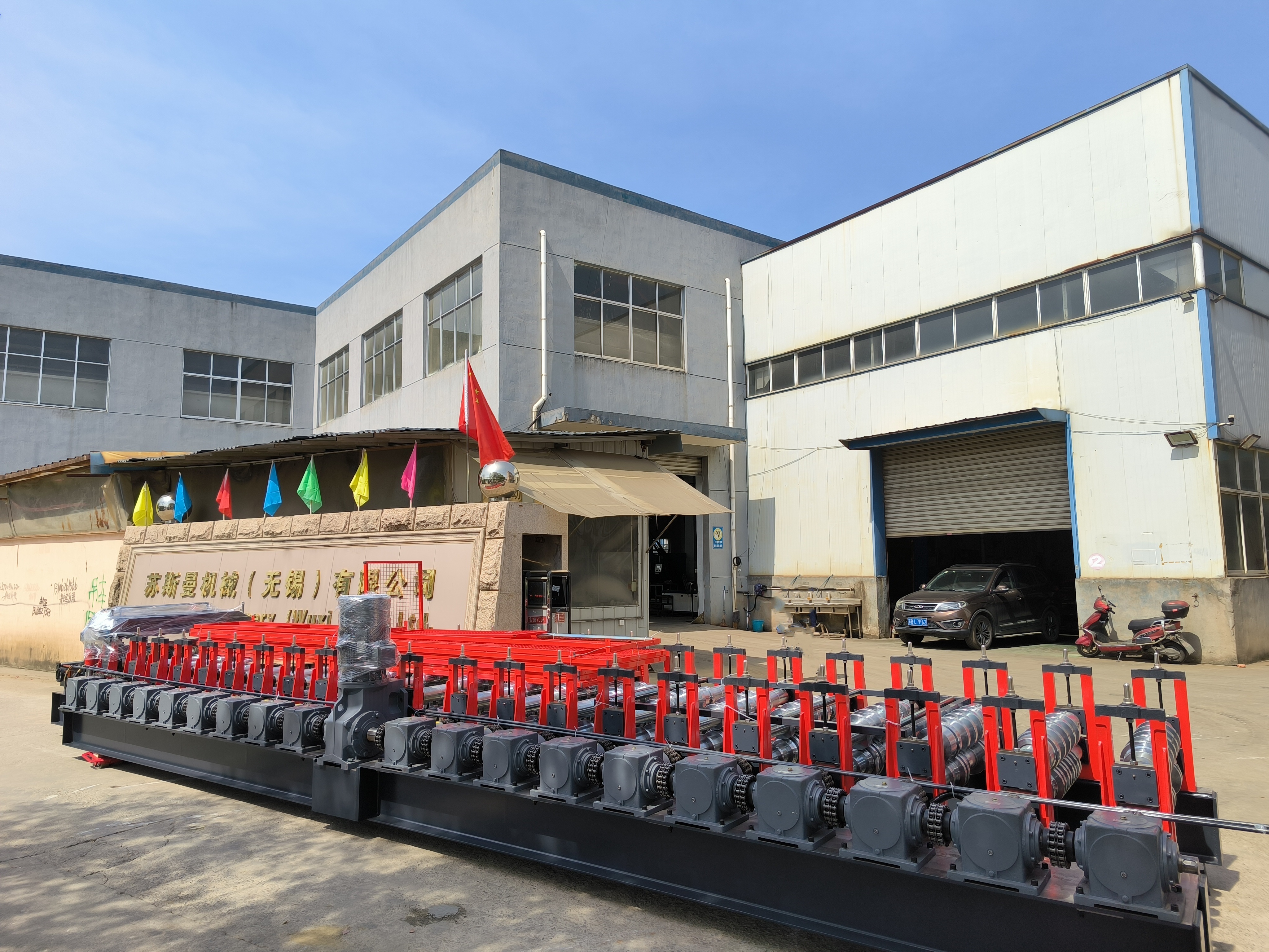 High Speed B Deck Roll Forming Machine Shipped to USA | Sussman ...