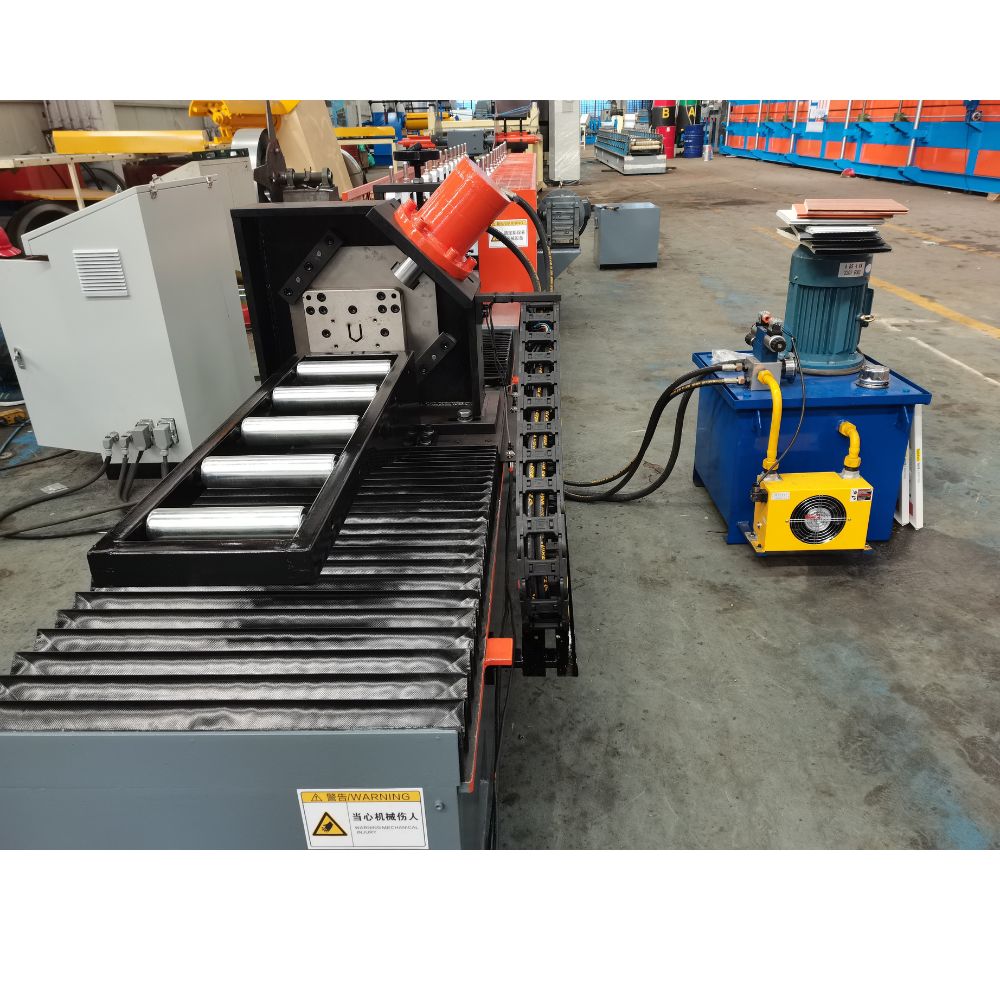 Racking Forming Machine 1.5-2.0mm Rack Mesh Deck U Channel Roll Forming Machine manufacturer ...