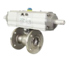 LXHQ-M1F One-piece reduced bore flanged ball valve