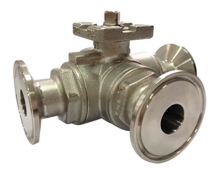 LXHQ-MT/LC Three-way T/L type reduced bore high platform clamp ball valve