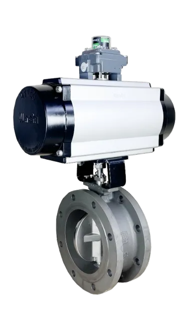 LXHQ pneumatic switch butterfly valve