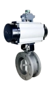 LXHQ pneumatic switch butterfly valve
